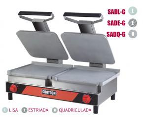 SADL-G/SADE-G/SADQ-G - Sand. Gás Dupla (Chapa Lisa/Estriada/Quadriculada)